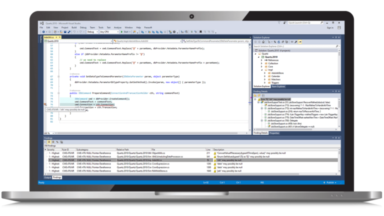 Screenshot of dotTEST.