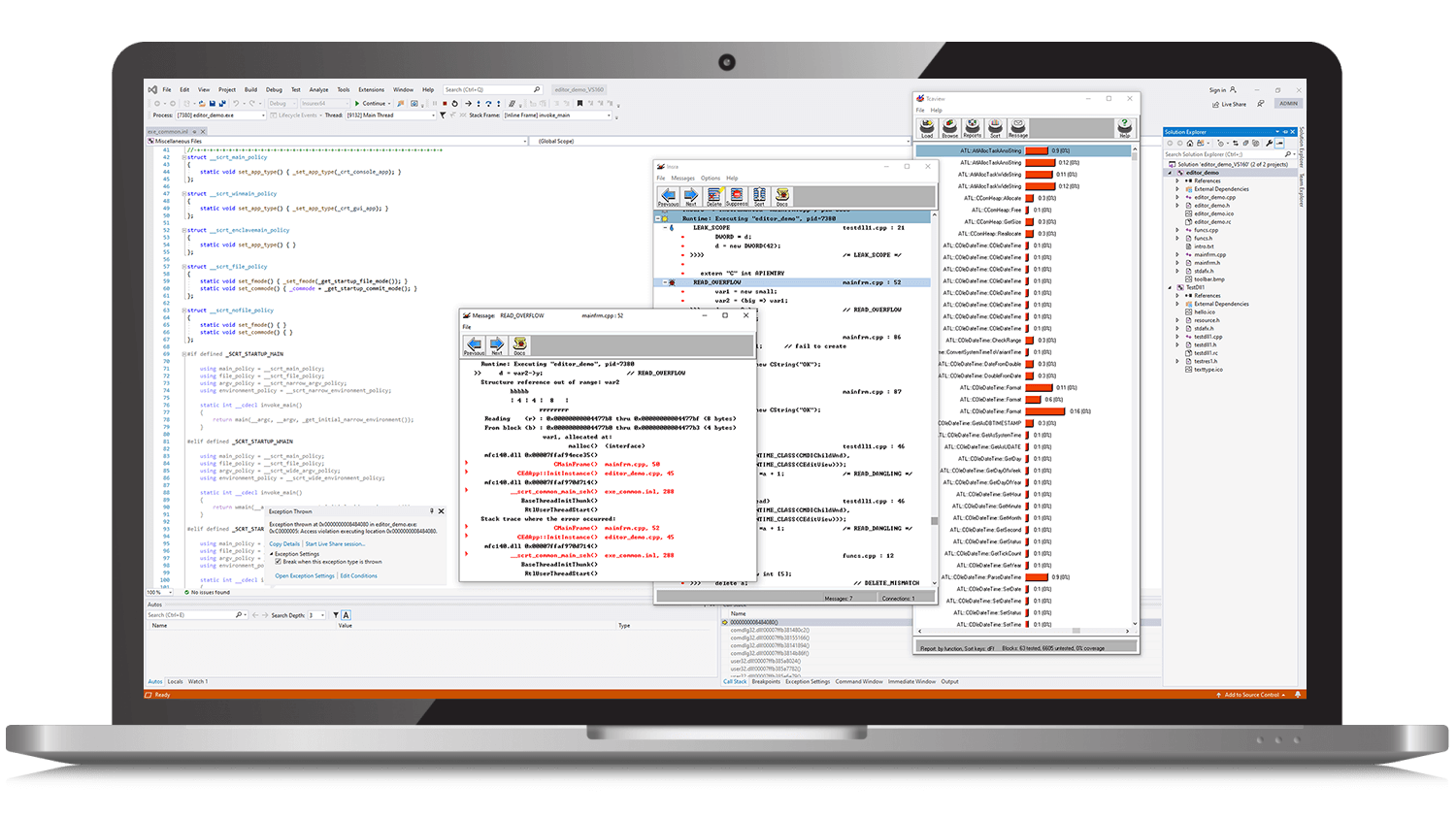 Screenshot of Insure++.