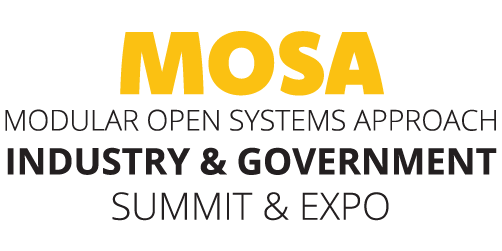 Logo for MOSA Modular Open Systems Approach Industry & Government Summit & Expo
