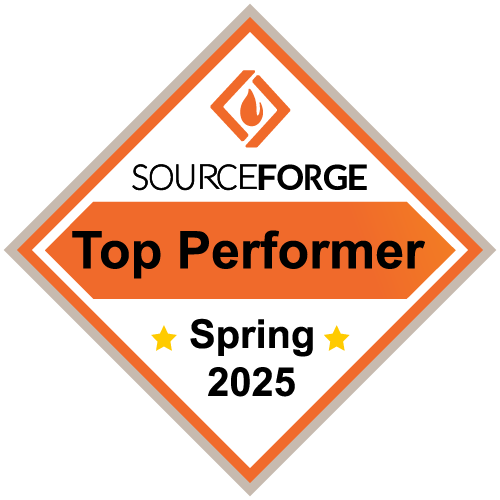 Sourceforge Top Performer Spring 2025 badge